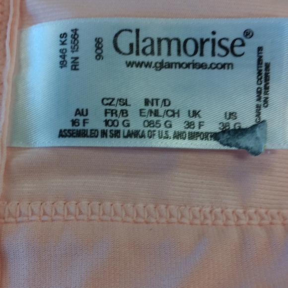 Glamorise 38G 9066 Full Figure High Impact Wonderwire Sports Bra DISCONTINUED! - Picture 6 of 6